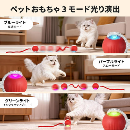 自動回避機能付き・スマートペットボール（USB充電式）