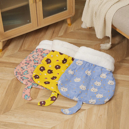3色を床に並べたところ