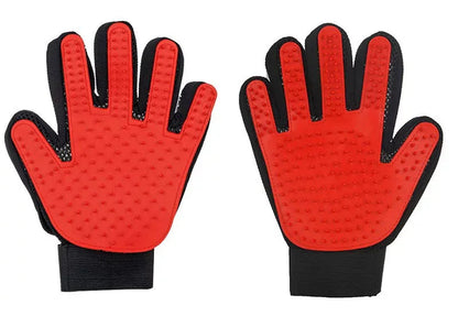 Pet grooming gloves | Deshedding massage brush Pet care gloves