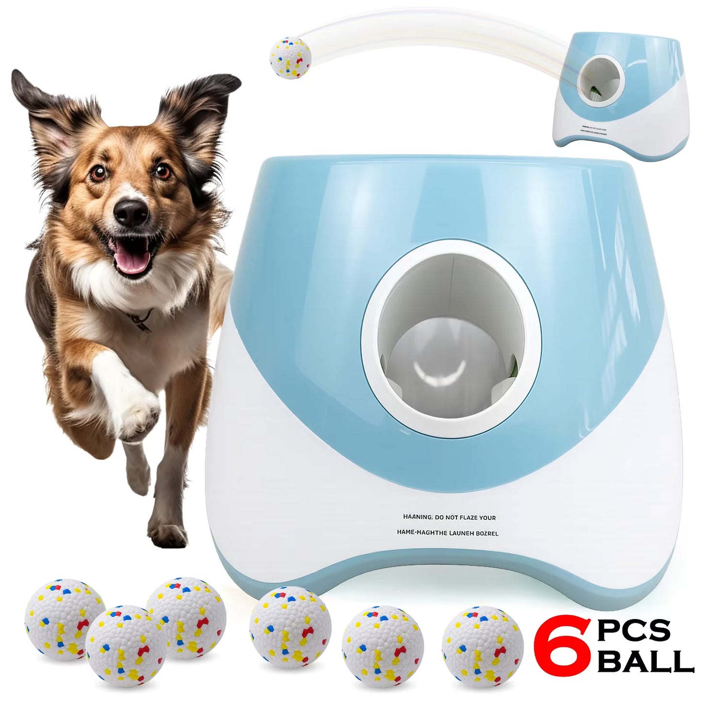 犬用自動テニスボールランチャー（3段階飛距離調整・USB充電式）