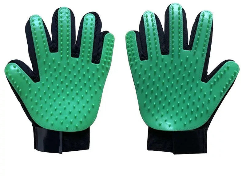 Pet grooming gloves | Deshedding massage brush Pet care gloves