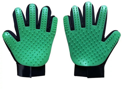 Pet grooming gloves | Deshedding massage brush Pet care gloves