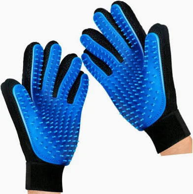 Pet grooming gloves | Deshedding massage brush Pet care gloves